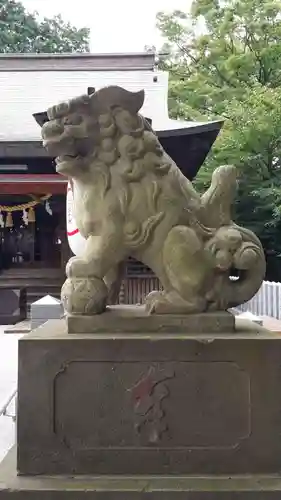 星川杉山神社の狛犬