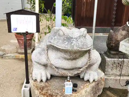 大門厳島神社の狛犬