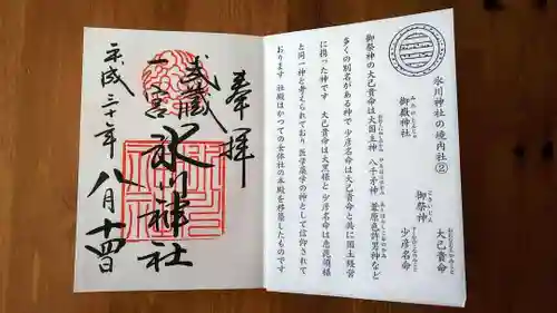 武蔵一宮氷川神社の授与品その他