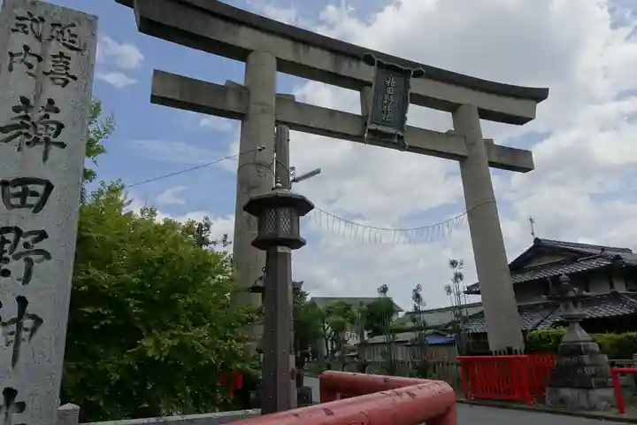 稗田野神社(薭田野神社)の鳥居