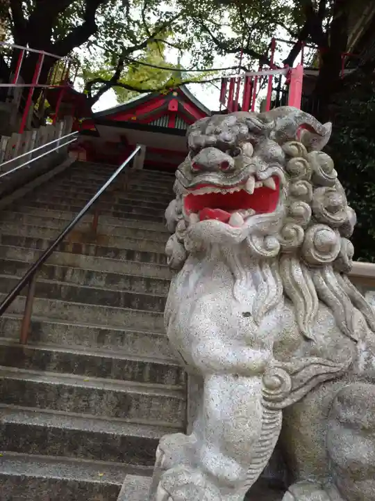 三田春日神社の狛犬