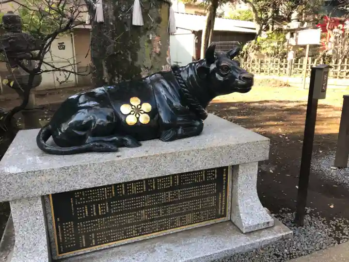 新井天神北野神社の狛犬