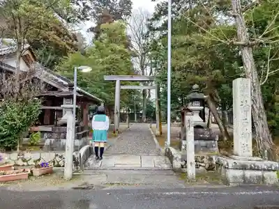 神戸神社の鳥居