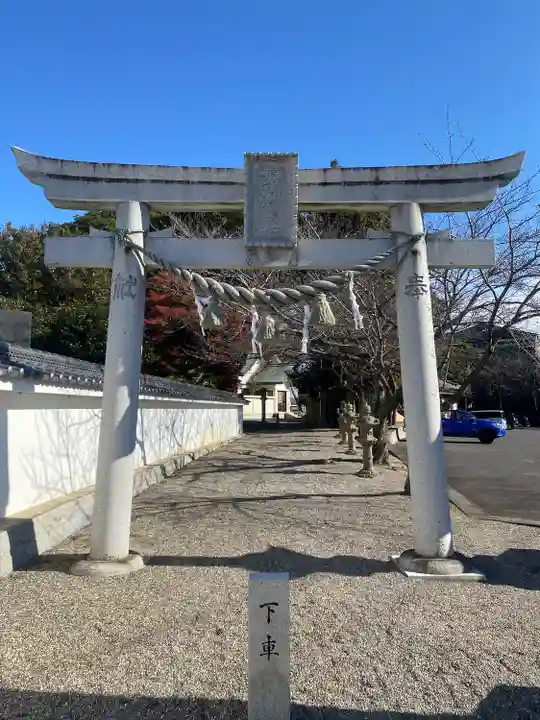 彌都加伎神社の鳥居