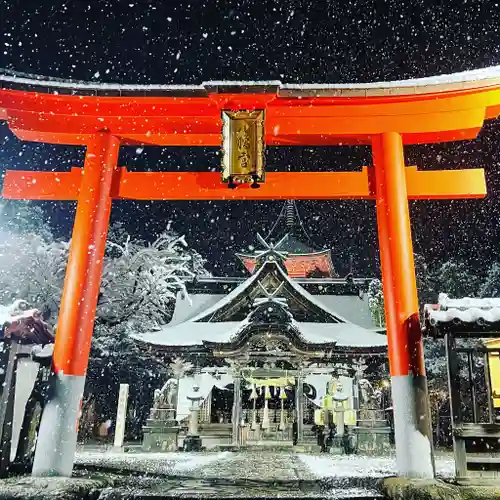 柏原八幡宮の鳥居