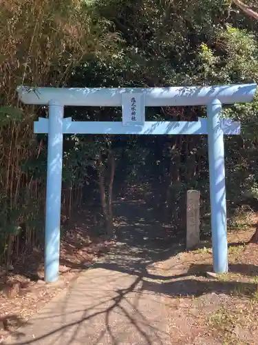 恋の水神社の鳥居