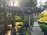 藍澤神社の手水舎