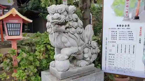 川越八幡宮の狛犬