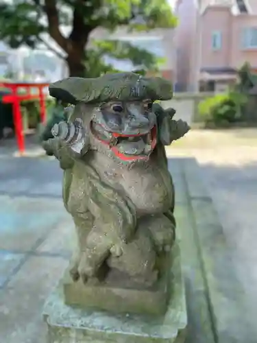 八幡橋八幡神社の狛犬