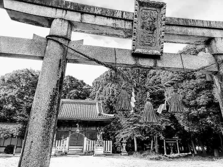 八幡社(大久伝八幡社)の鳥居