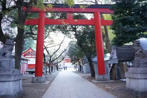 花園神社の鳥居