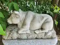 綱敷天満神社の像