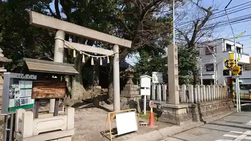 神明社（桜神明社）の鳥居