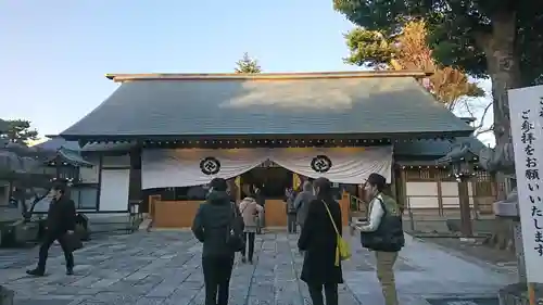 松陰神社の本殿・本堂