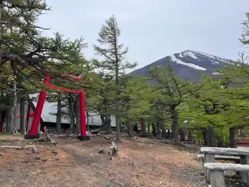 冨士山小御嶽神社の鳥居