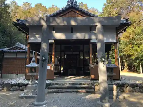 東外城田神社の鳥居