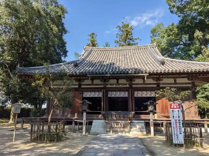 大直禰子神社の本殿・本堂