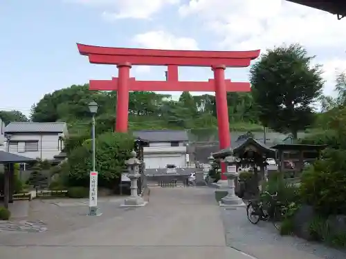 武州柿生琴平神社の鳥居