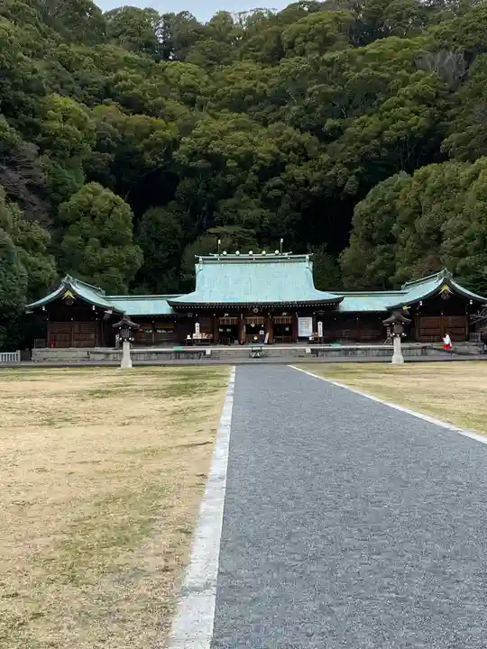 靜岡縣護國神社の本殿・本堂