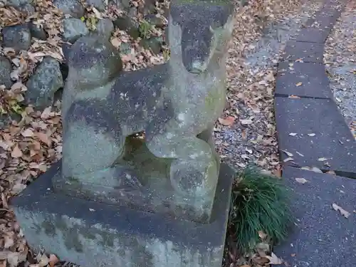 山名八幡宮の狛犬