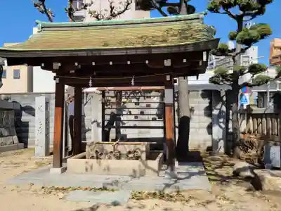 みなと八幡神社の手水舎