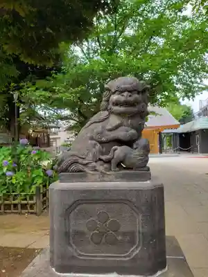 新井天神北野神社の狛犬