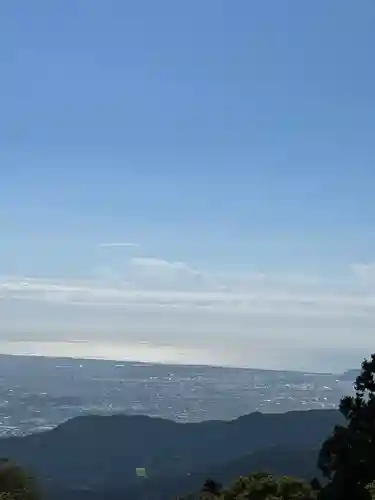 大山阿夫利神社の景色