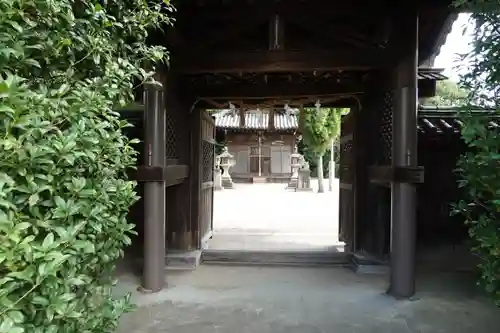 御厨神社の山門