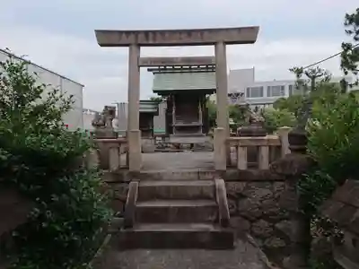 神明社(永徳)の鳥居