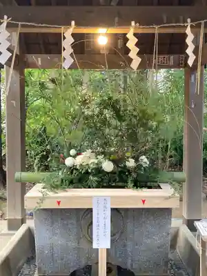 赤坂氷川神社の手水舎