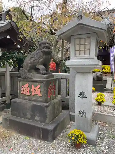 牛天神北野神社の狛犬