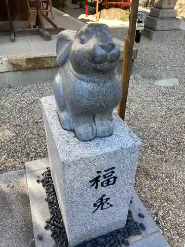 三輪神社の狛犬