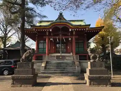 馬込八幡神社の本殿・本堂