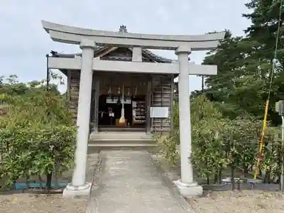 上道神社の鳥居