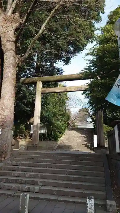 所澤神明社の鳥居