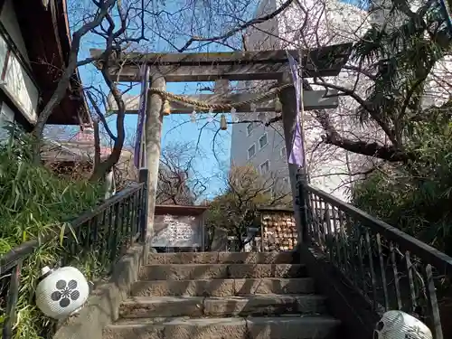 牛天神北野神社の鳥居