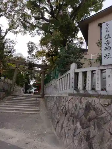 亀之森住吉神社の鳥居