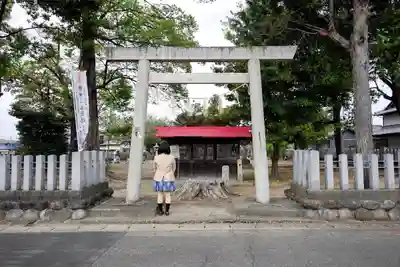 神明社(大海道町)の鳥居