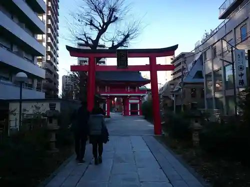 成子天神社の鳥居