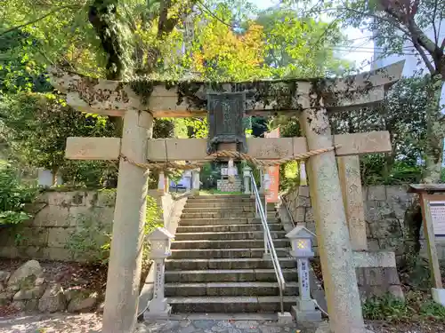 湯泉神社の鳥居