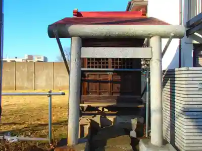 猿田彦・稲荷　両神社の鳥居