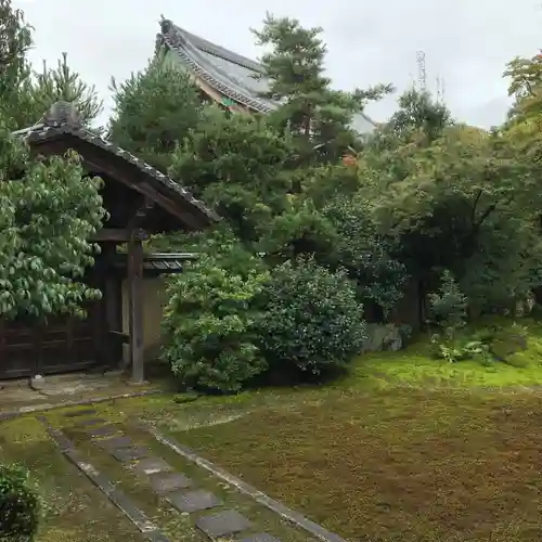 清凉寺の庭園