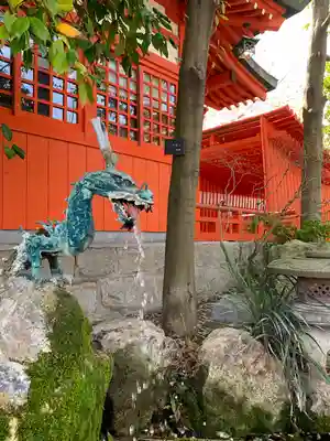 中津瀬神社の手水舎