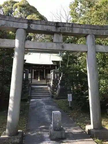 忍　諏訪神社・東照宮　の鳥居