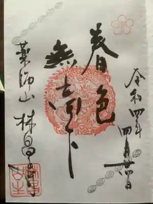 薬師山 林昌寺の御朱印