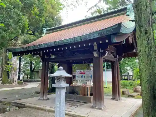 川口神社の手水舎
