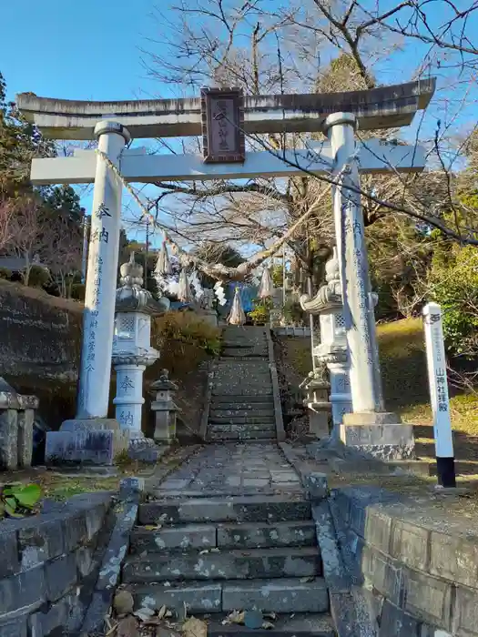 櫻田山神社の鳥居