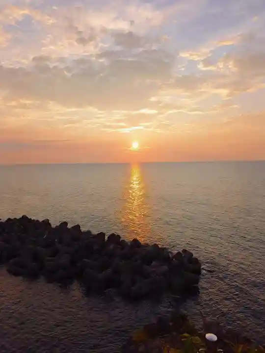 白山神社の景色