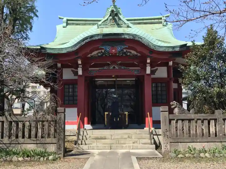 筑土八幡神社の本殿・本堂