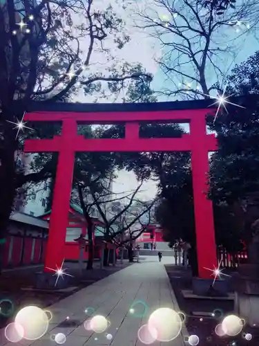 花園神社の鳥居